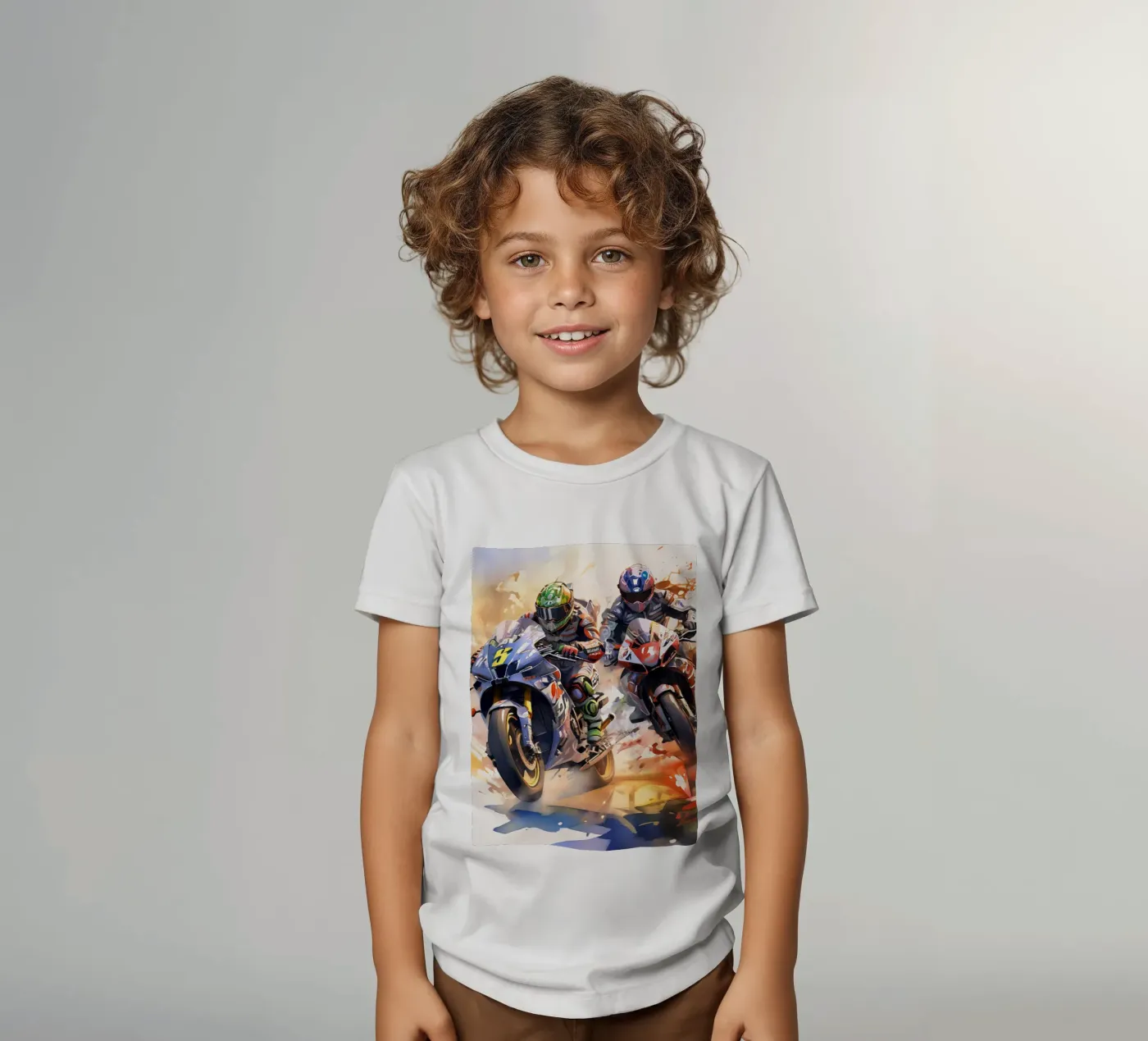 moto gp t-shirt bambini da 🎁 NOBELART