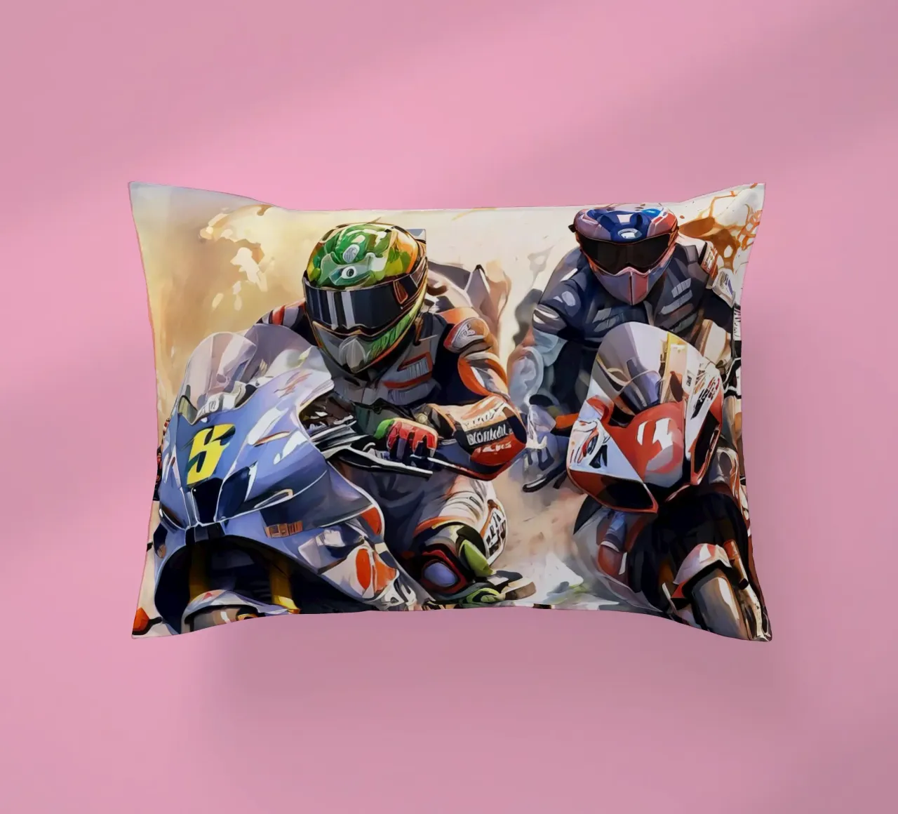 moto gp decorative cushion by 🎁 ARTVI-SHOP