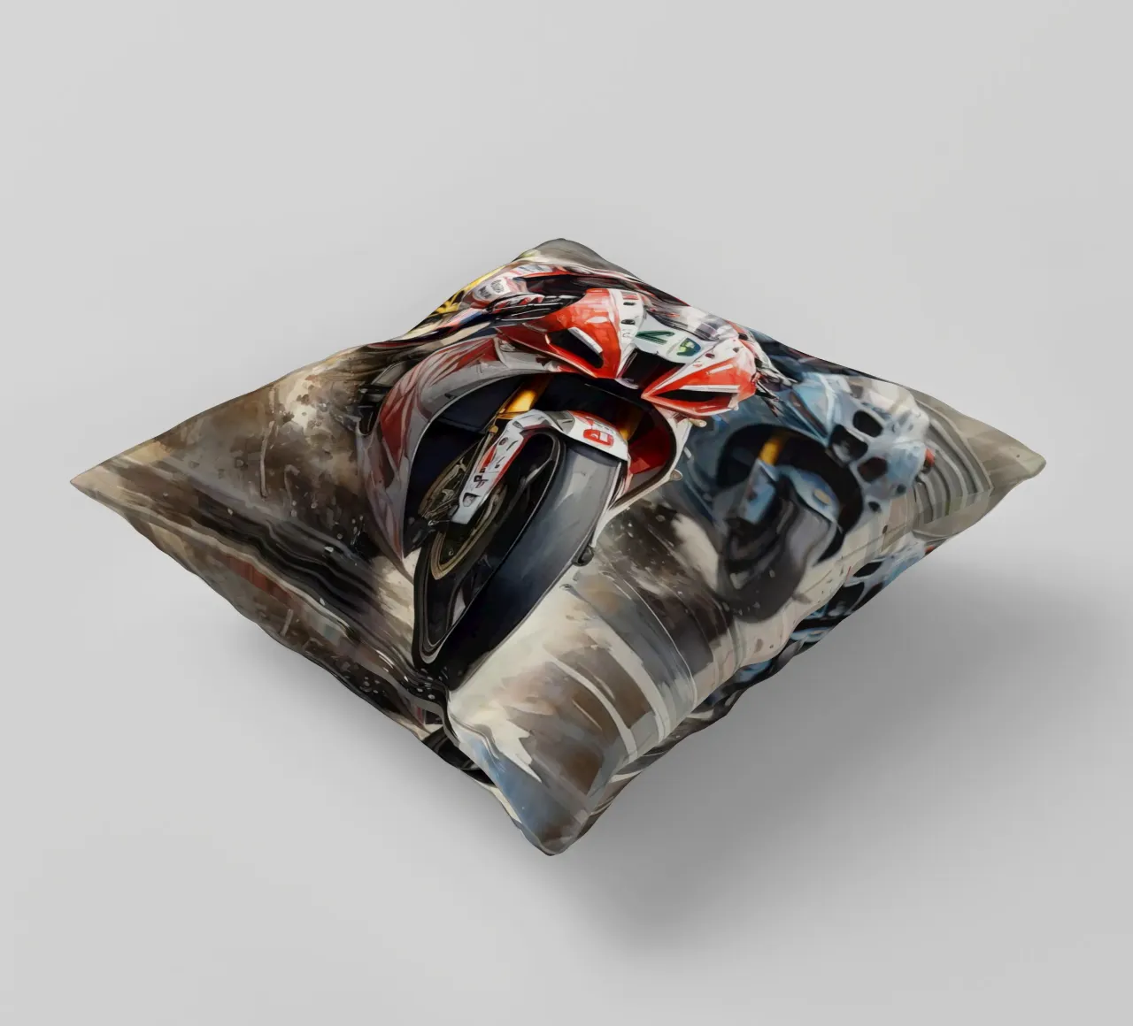 moto gp decorative cushion by 🎁 ARTVI-SHOP