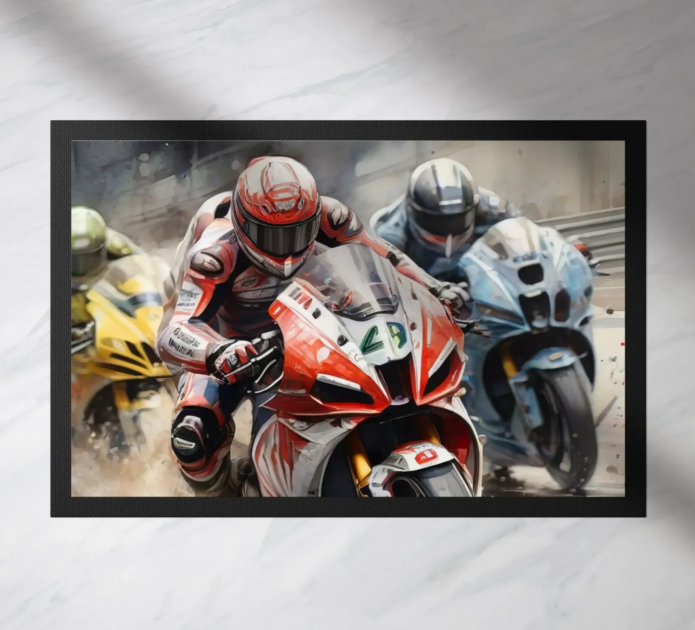 moto gp deurmat van 🎁 NOBELART