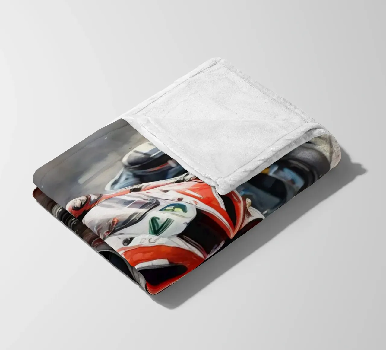 moto gp fleece blanket by 🎁 ARTVI-SHOP