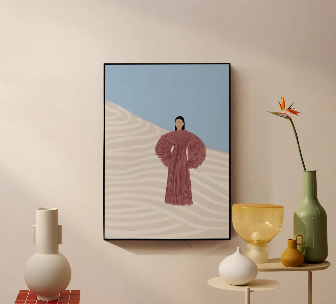 Rosa del deserto plexiglass da tiffany marie marthe