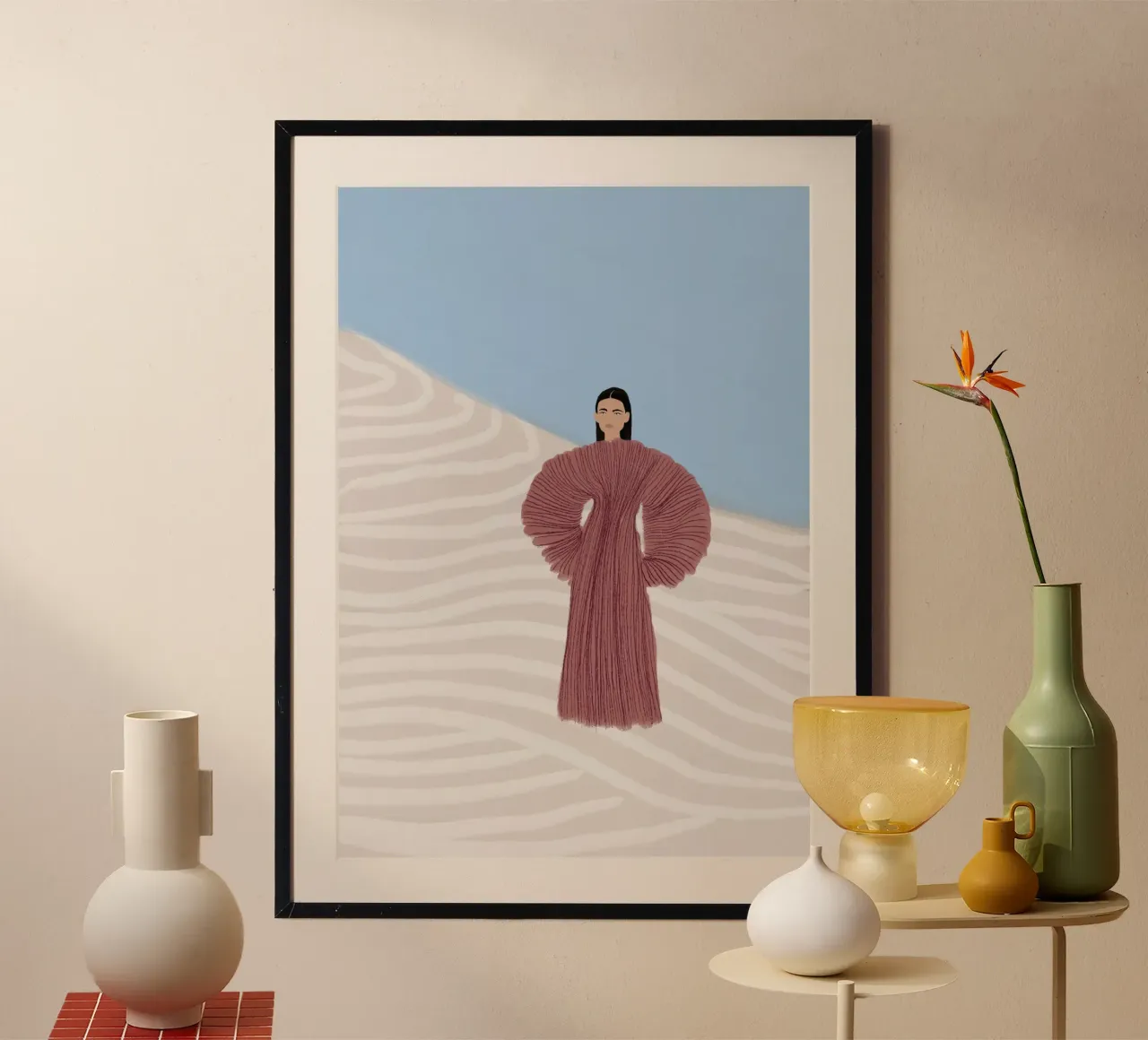 Woestijnroos poster van tiffany marie marthe