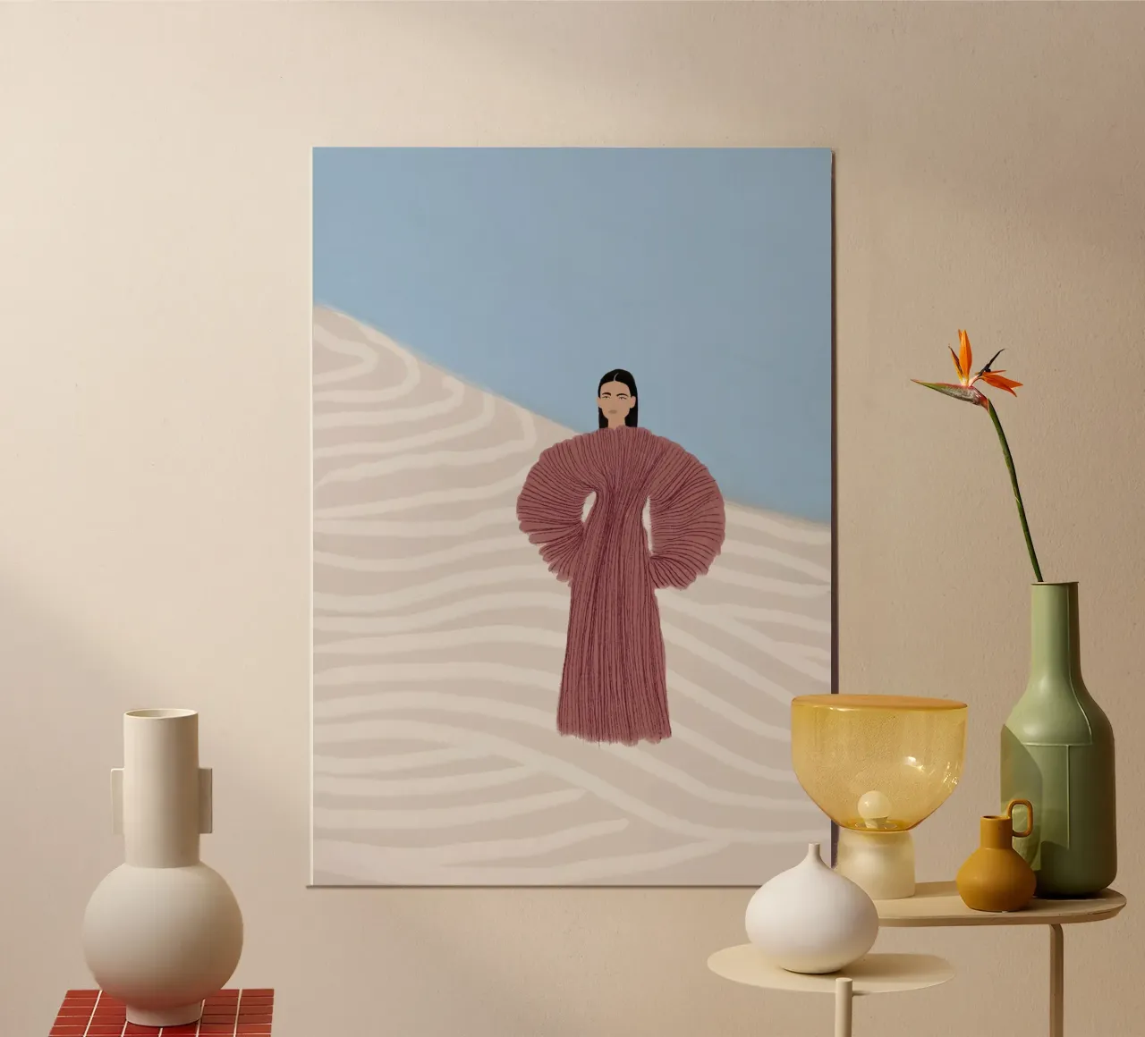 Woestijnroos poster van tiffany marie marthe