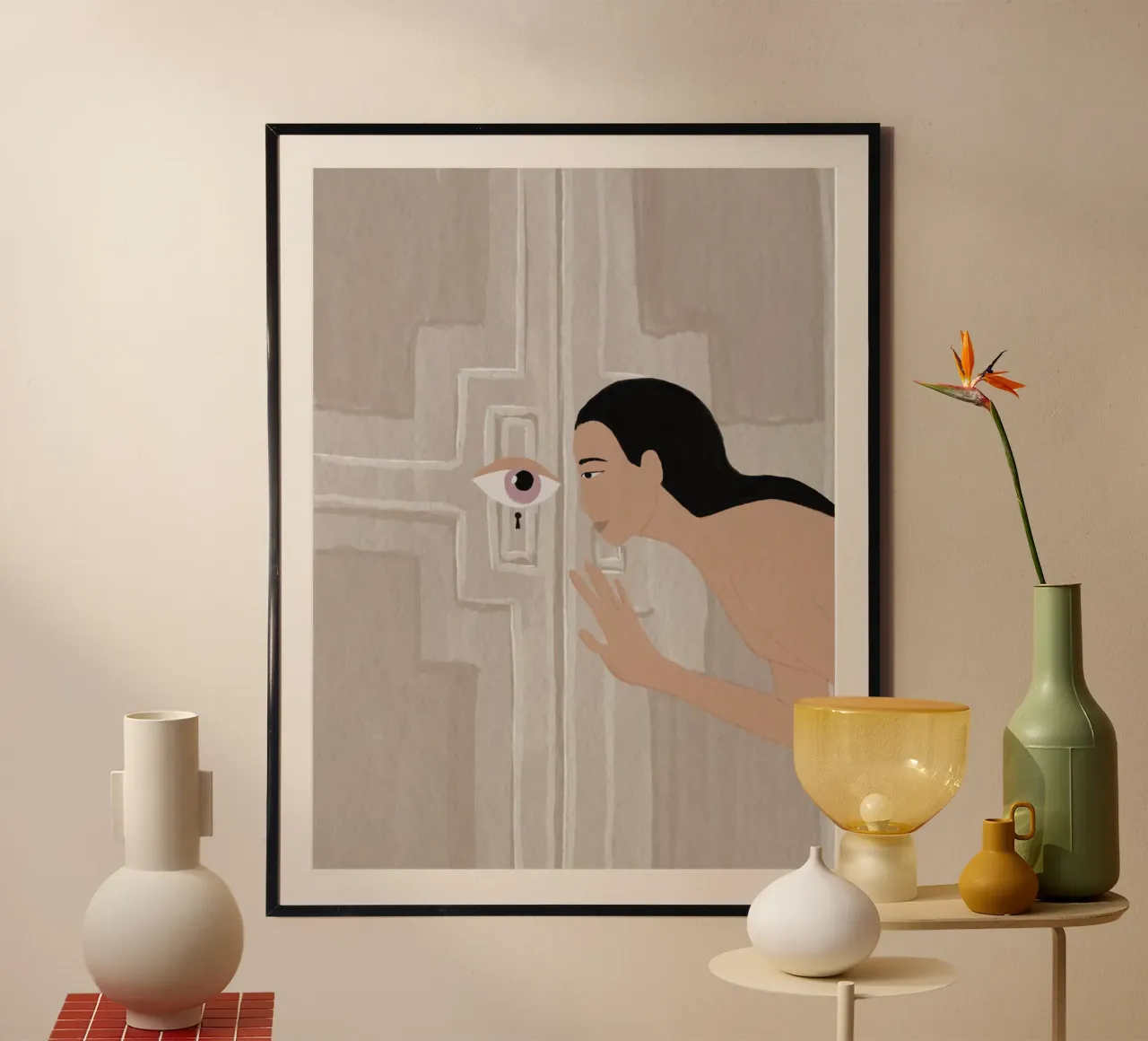 Die Neugierige Poster von tiffany marie marthe