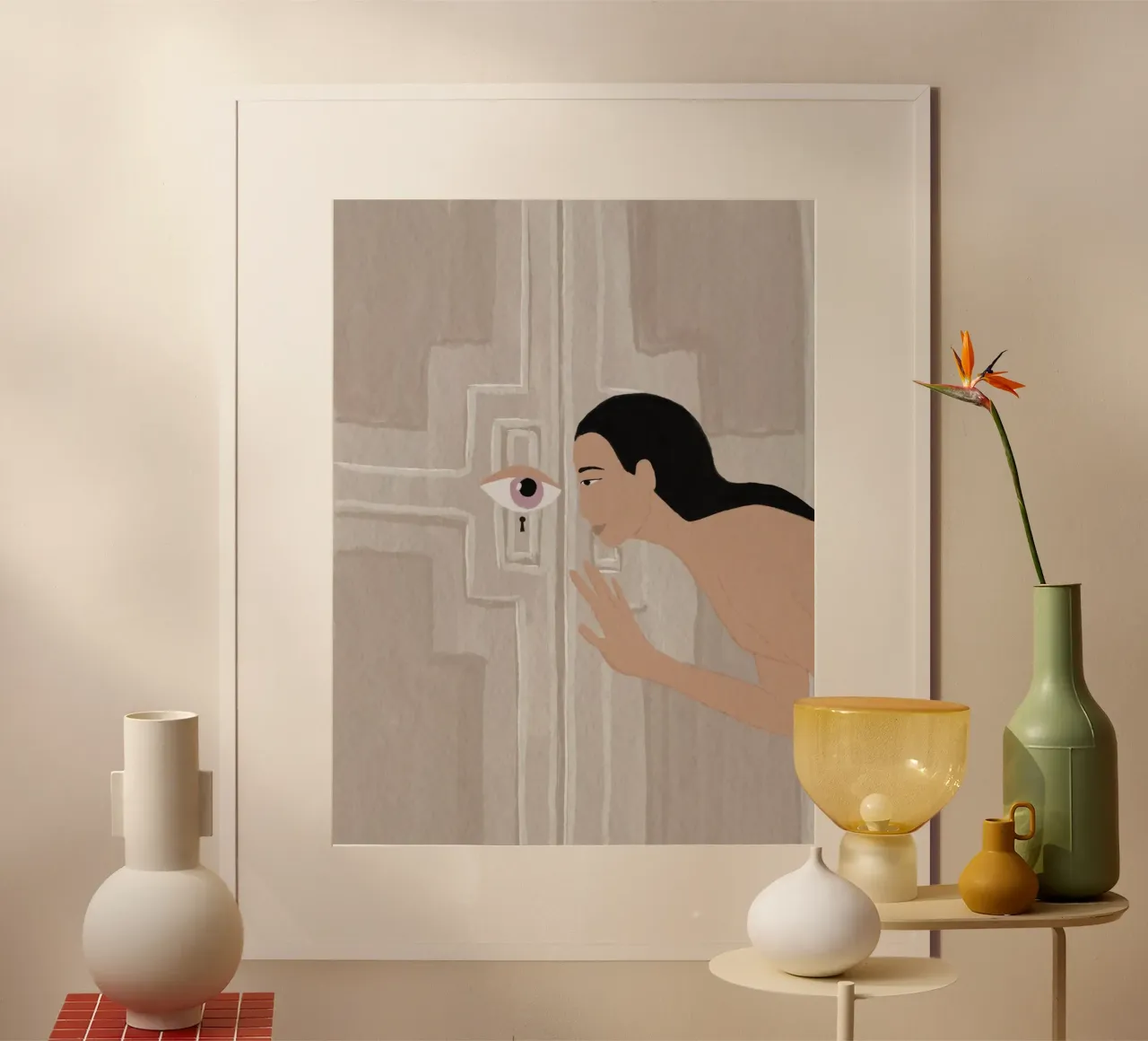 Die Neugierige Poster von tiffany marie marthe