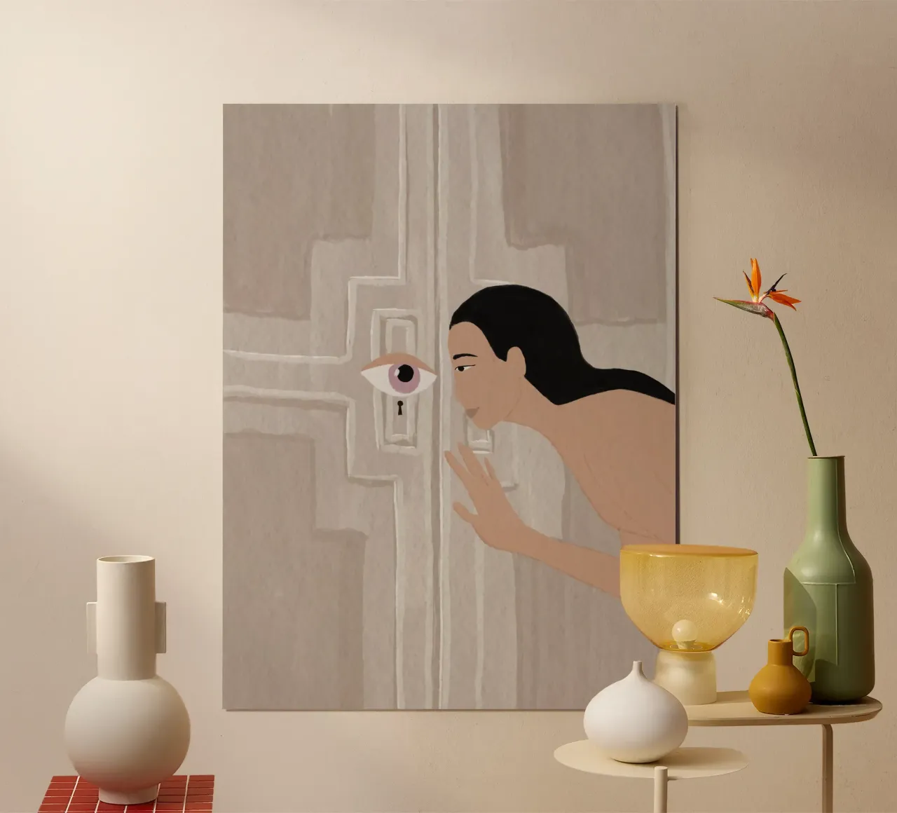 Die Neugierige Poster von tiffany marie marthe