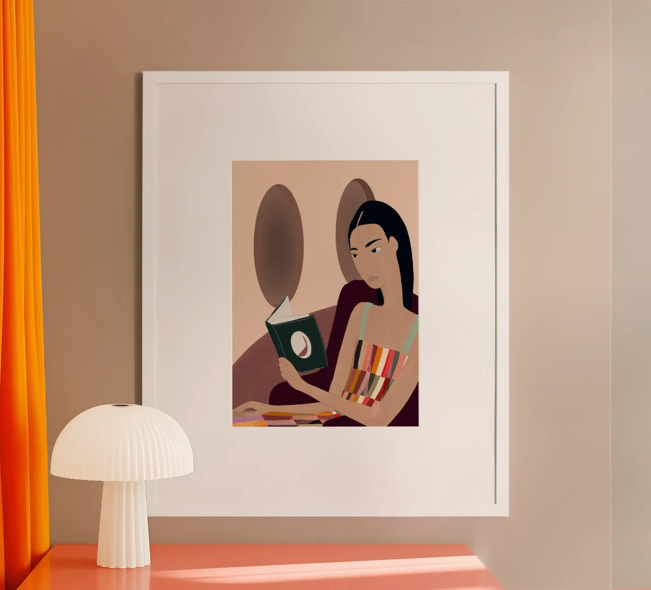 Imaginary reading poster by tiffany marie marthe