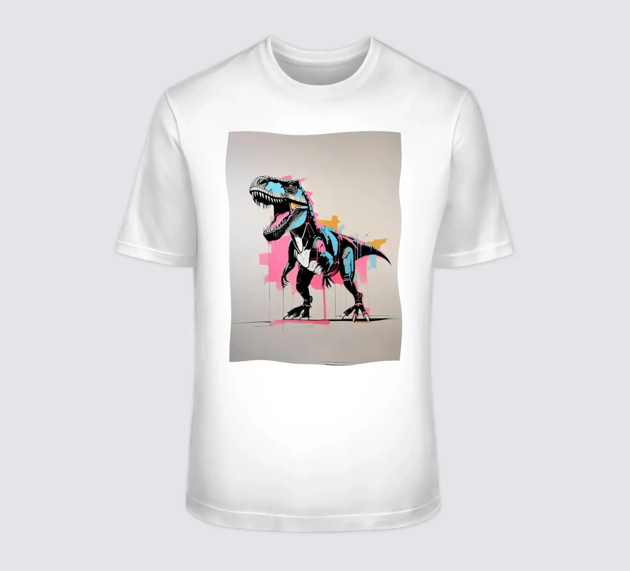 Dinosaur in watercolor t-shirt by 🎁 ARTVI-SHOP