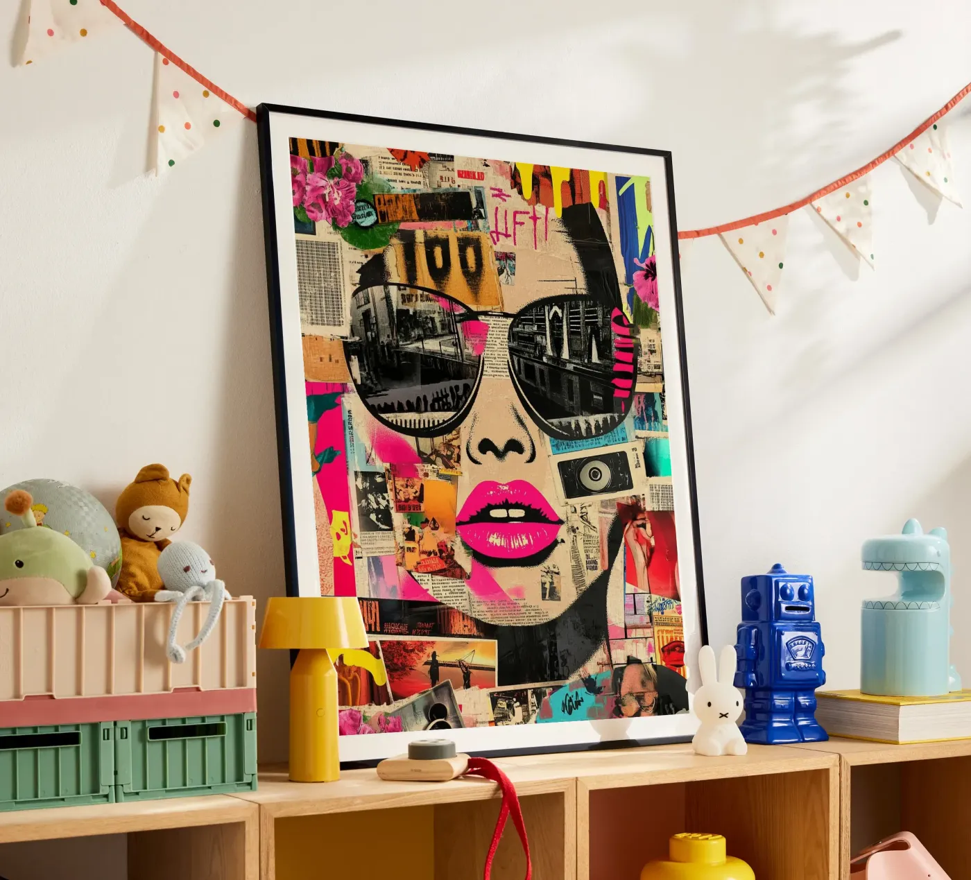 Stadsglans poster van The Somewhere Shack