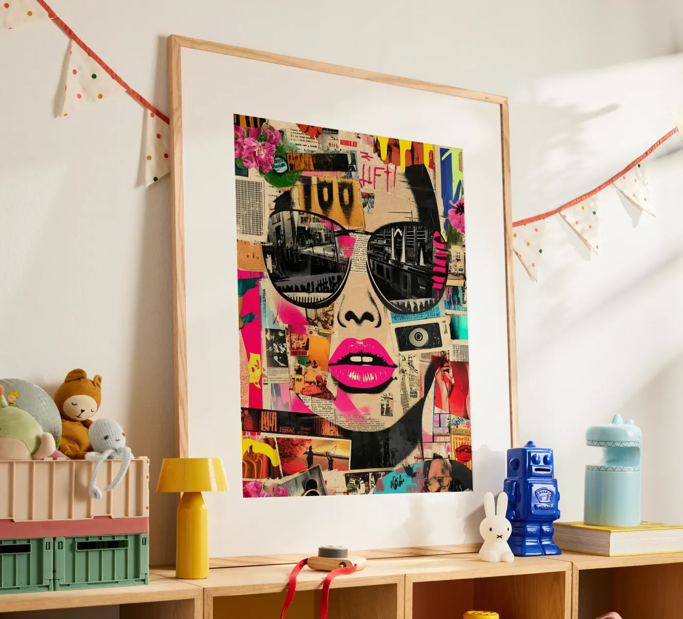 Stadsglans poster van The Somewhere Shack