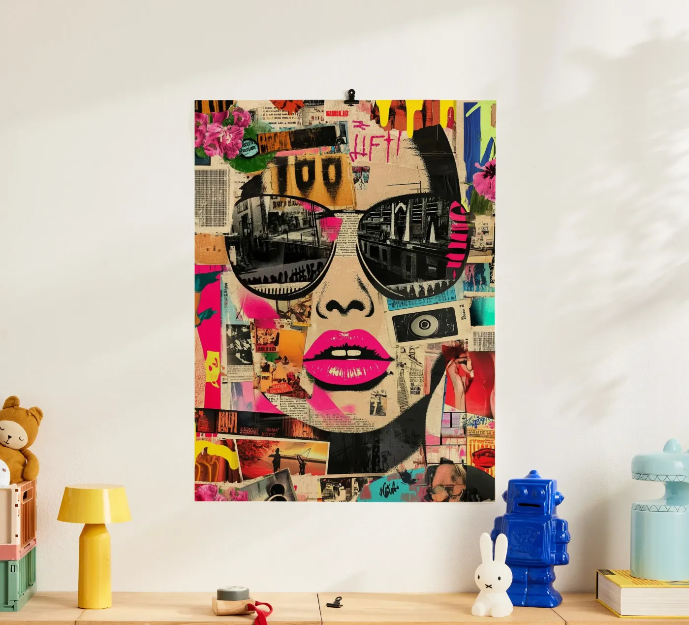 Stadsglans poster van The Somewhere Shack