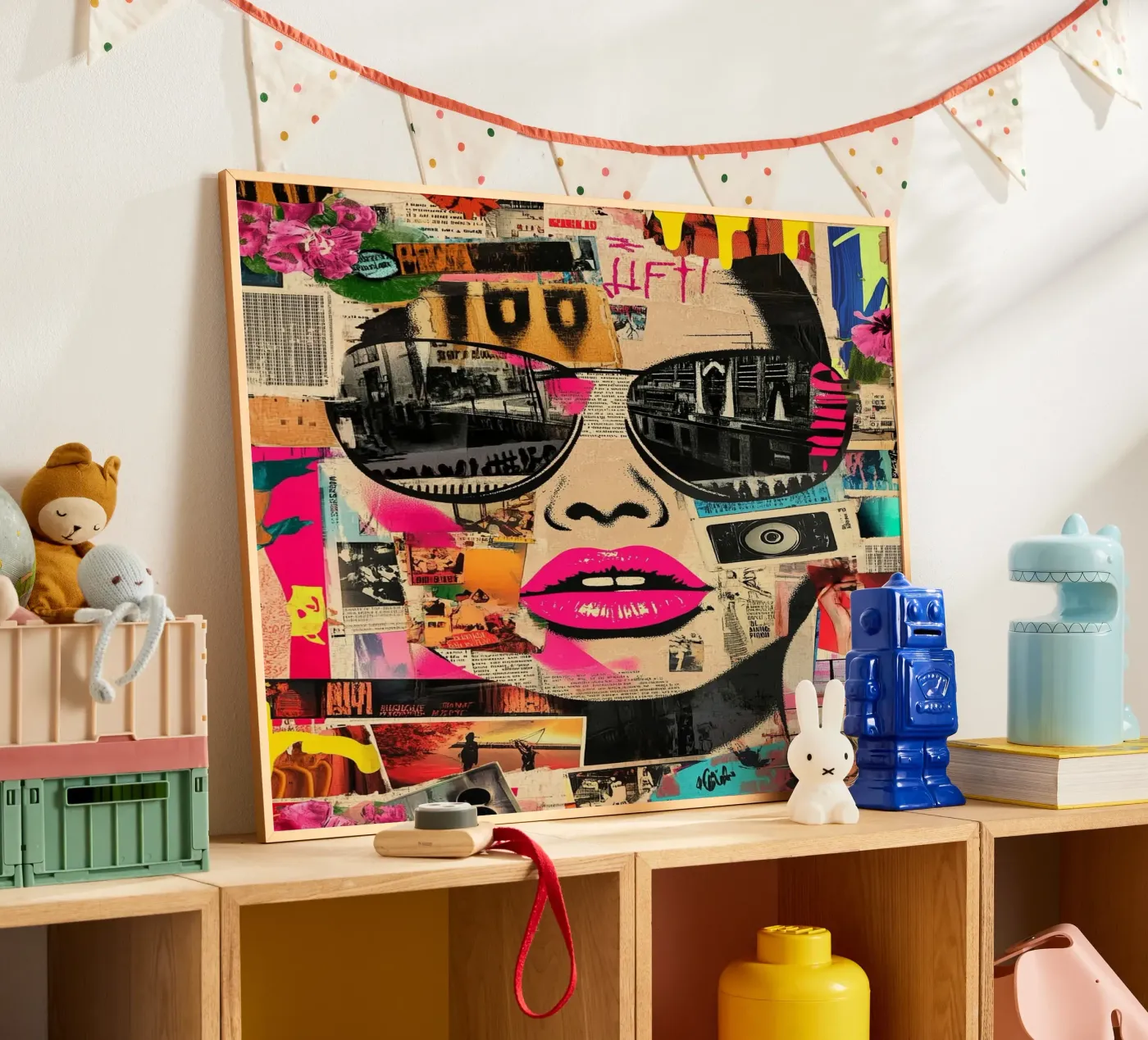 Stadsglans poster van The Somewhere Shack