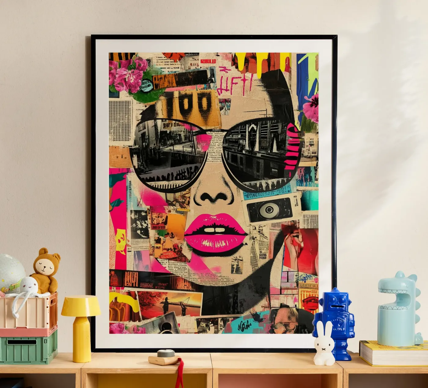 Stadsglans poster van The Somewhere Shack