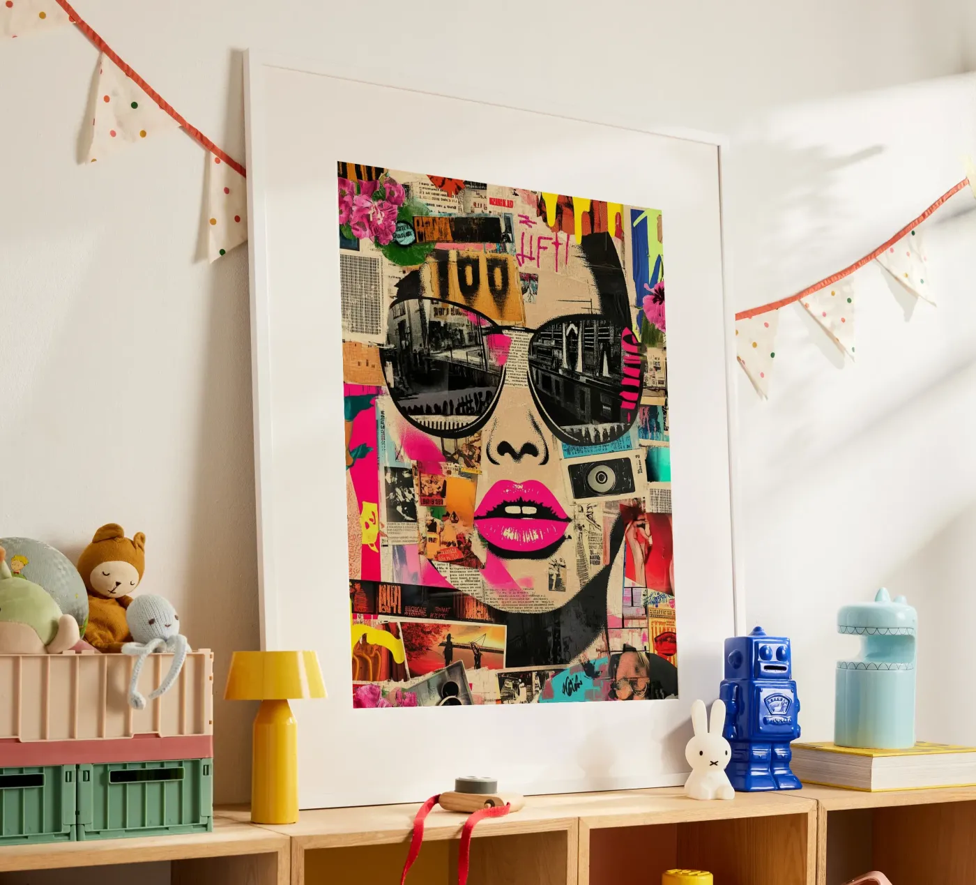 Stadsglans poster van The Somewhere Shack