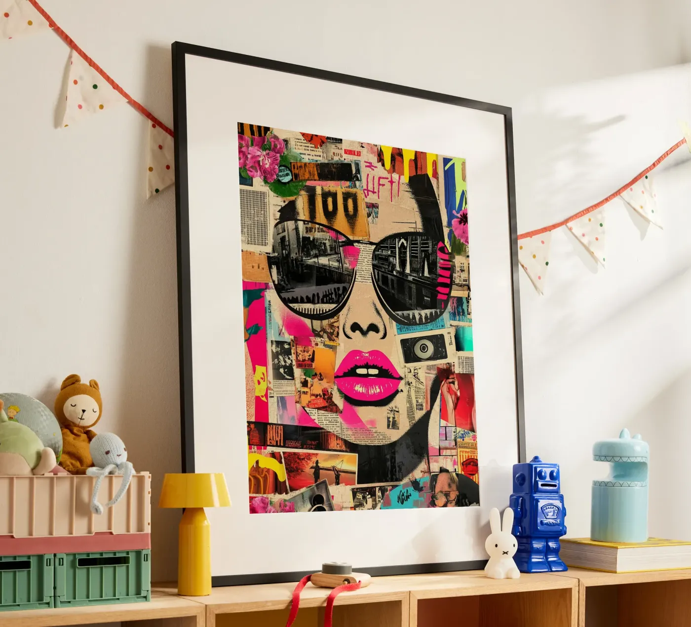 Stadsglans poster van The Somewhere Shack