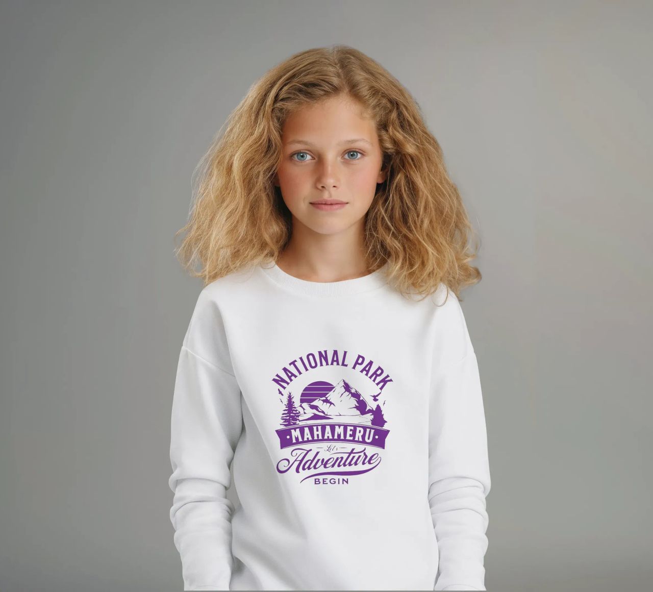 Nationaal Park Mahameru kinder sweatshirt van Gunawan Rb