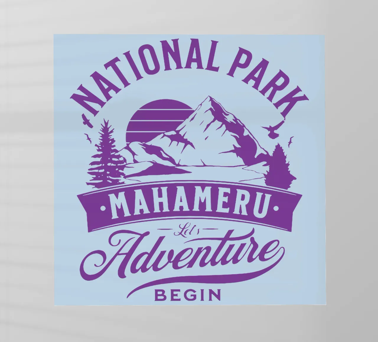 Parco Nazionale Mahameru pellicola backlit da Gunawan Rb