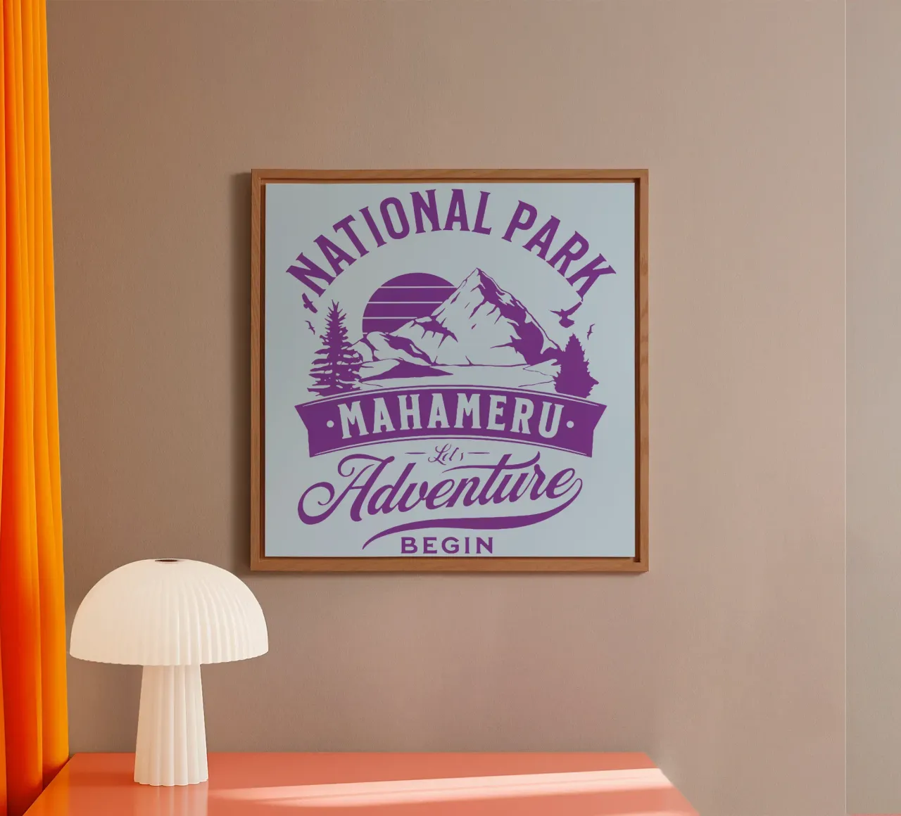 Parco Nazionale Mahameru alluminio dibond da Gunawan Rb