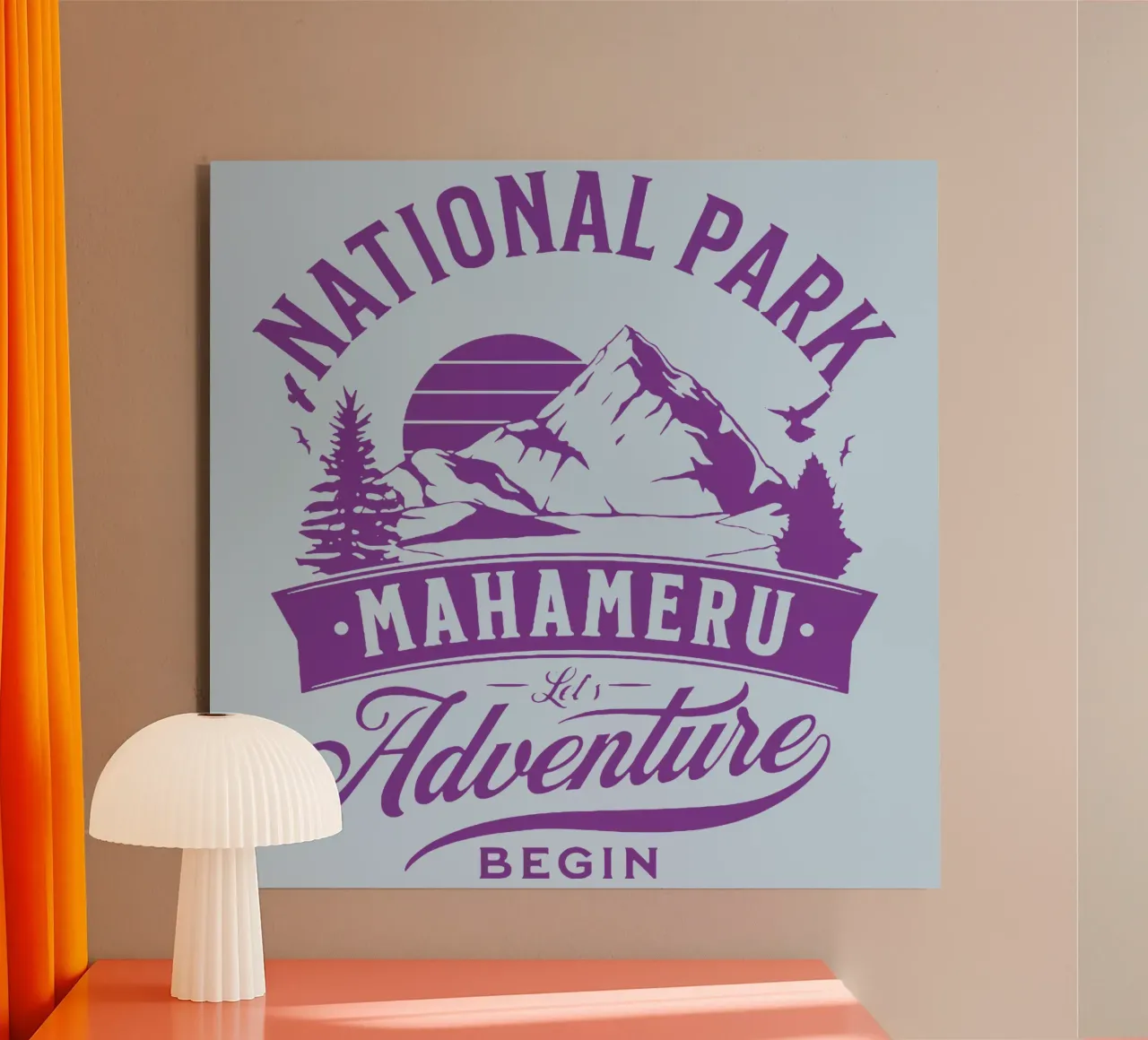 Parco Nazionale Mahameru alluminio dibond da Gunawan Rb
