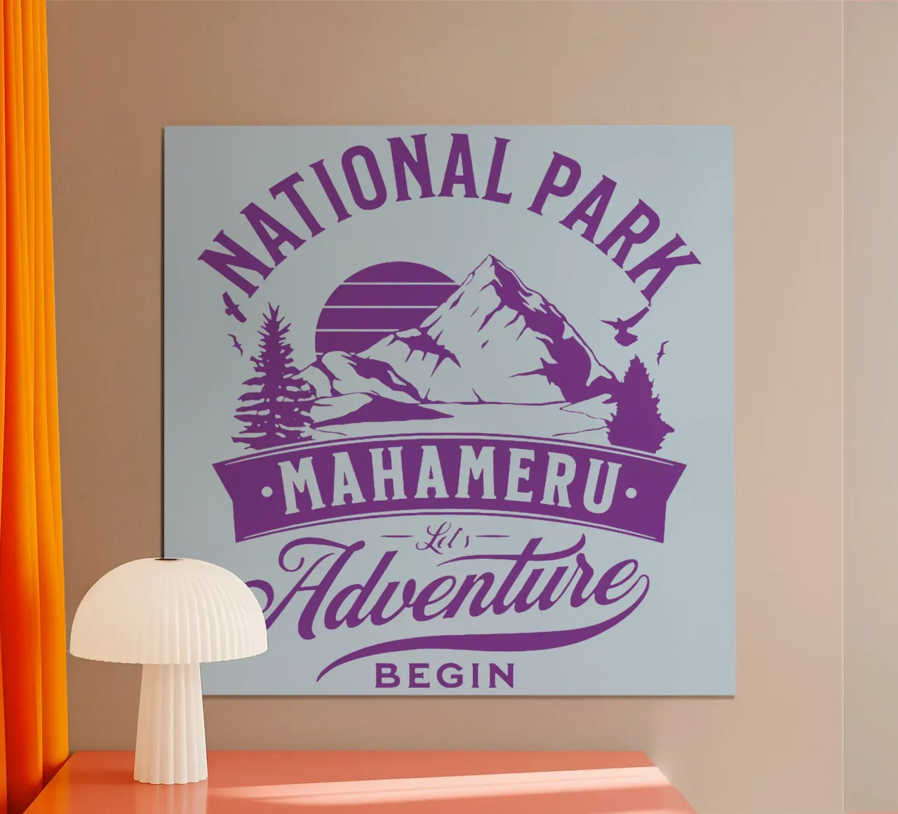 Parco Nazionale Mahameru poster da Gunawan Rb