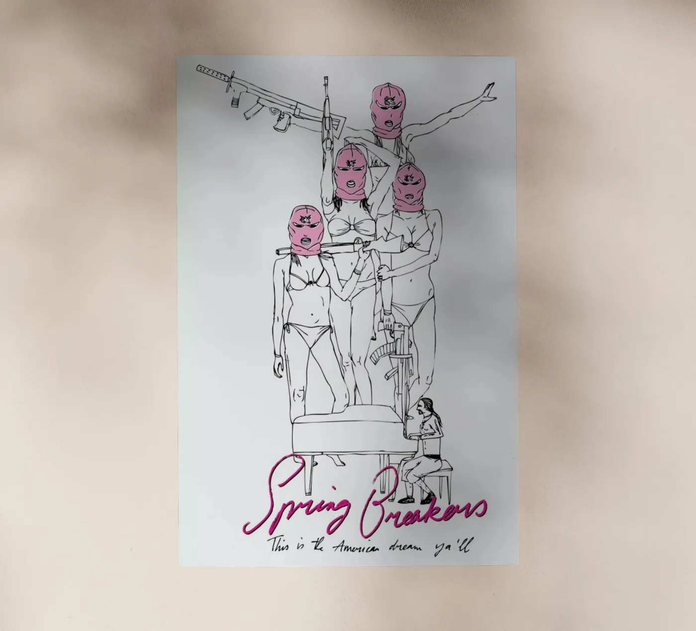 Spring Breakers backlit folie van Mary and the Locks