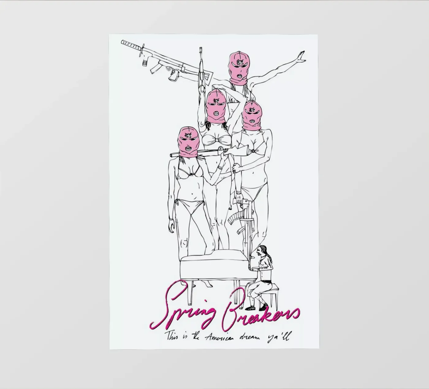 Spring Breakers backlit film by Mary and the Locks
