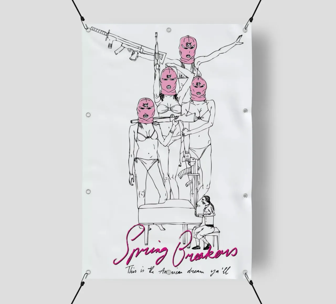 Spring Breakers telo in pvc da Mary and the Locks