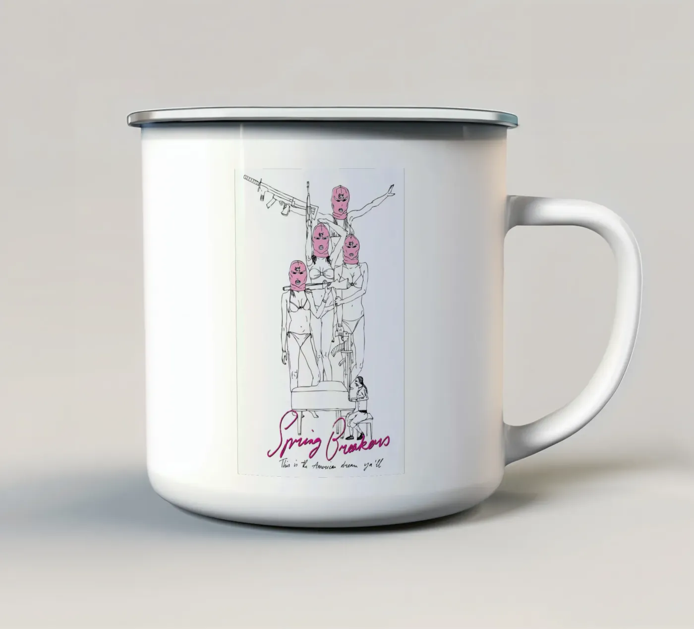 Spring Breakers enamel mug by Mary and the Locks