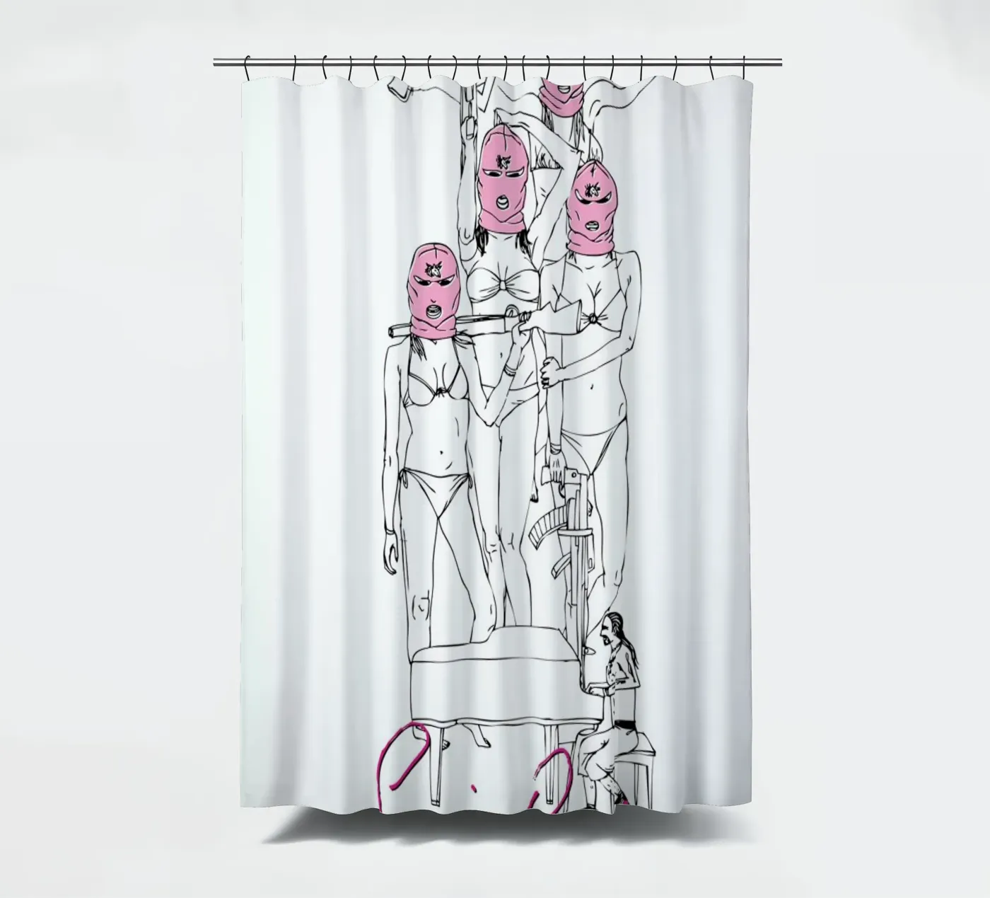 Spring Breakers douchegordijn van Mary and the Locks