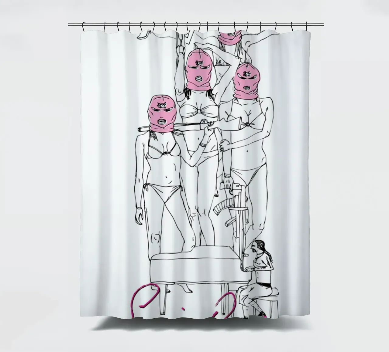 Spring Breakers Duschvorhang von Mary and the Locks