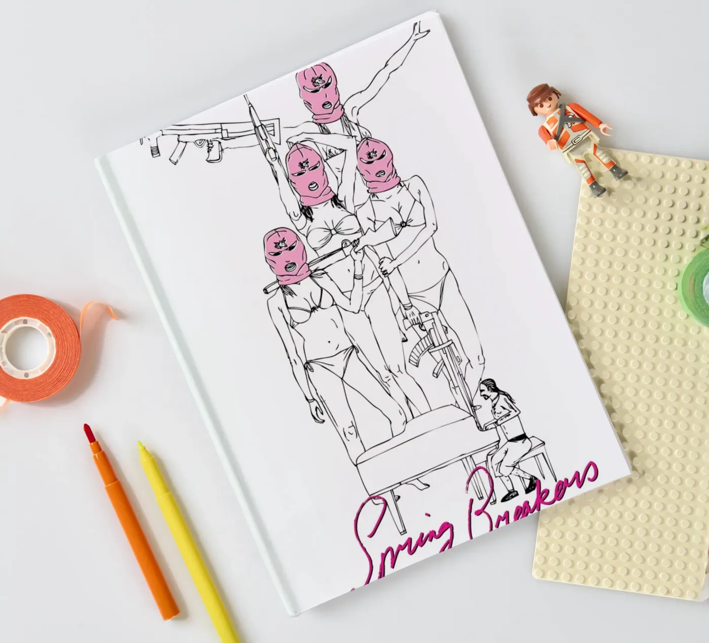 Spring Breakers notebook by Mary and the Locks