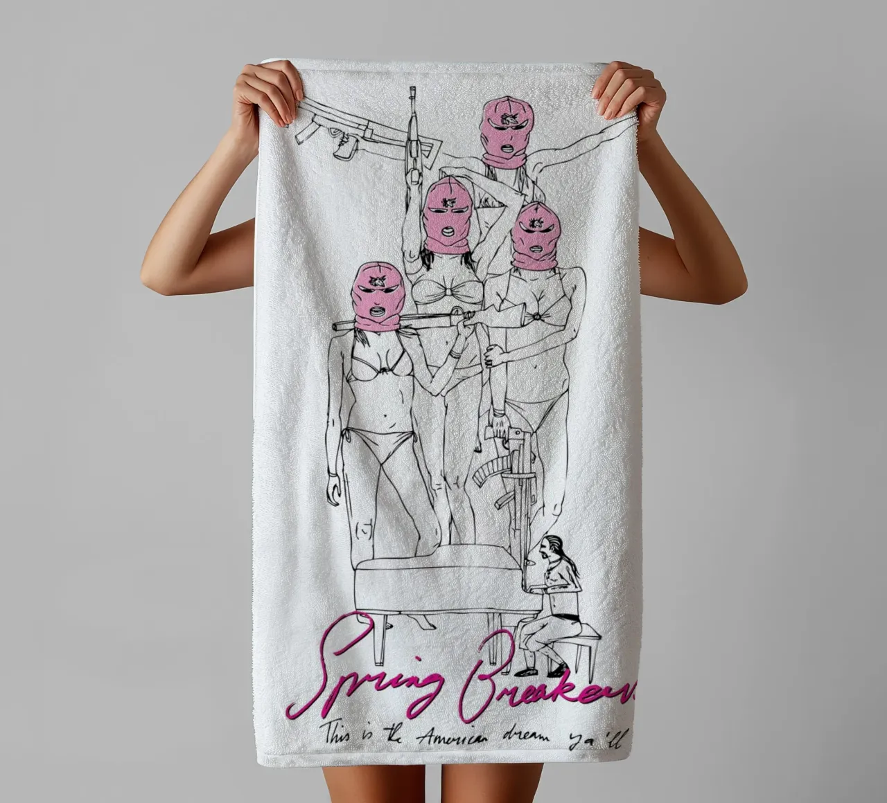Spring Breakers asciugamano da bagno da Mary and the Locks