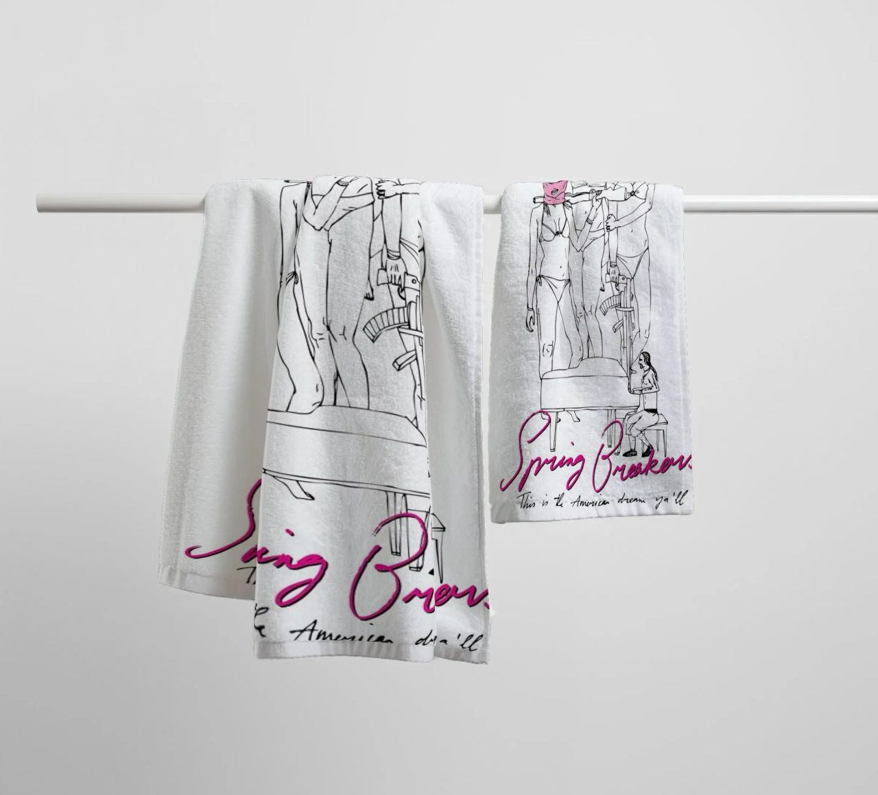 Spring Breakers asciugamano da bagno da Mary and the Locks