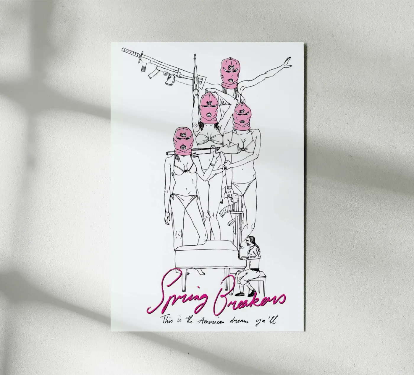 Spring Breakers alu-dibond by Mary and the Locks