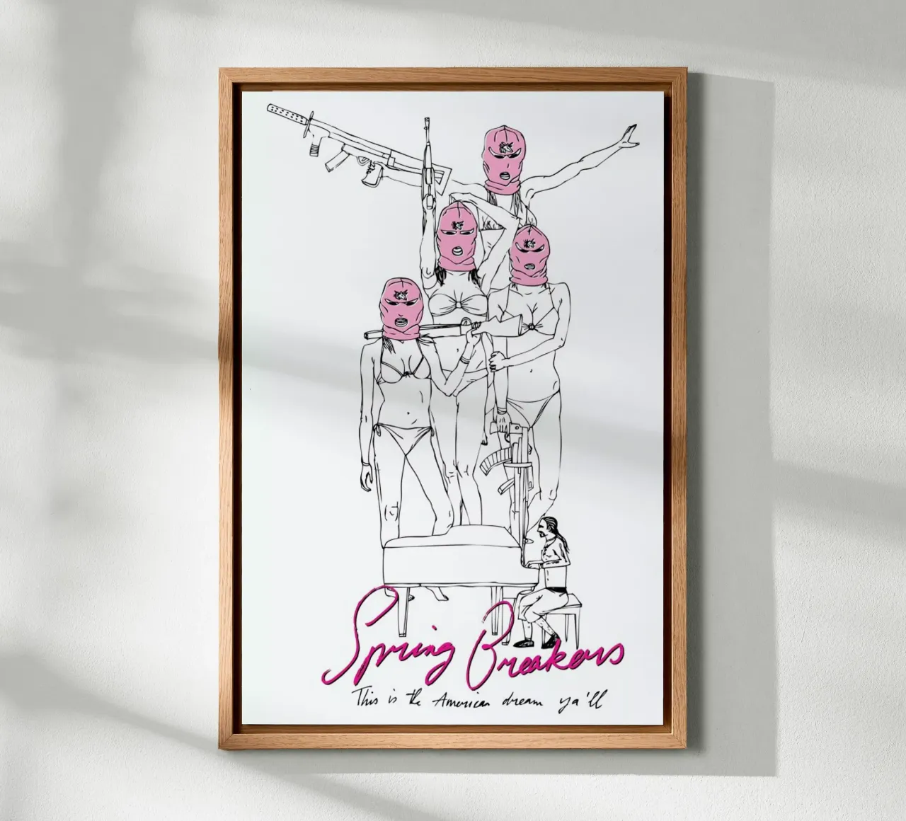 Spring Breakers canvas by Mary and the Locks