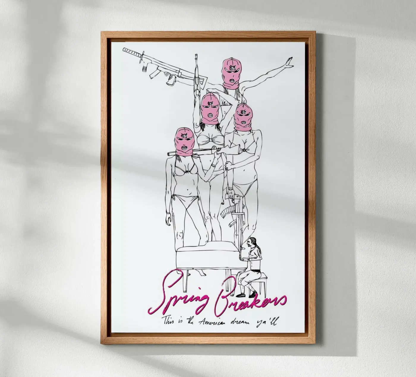 Spring Breakers canvas van Mary and the Locks