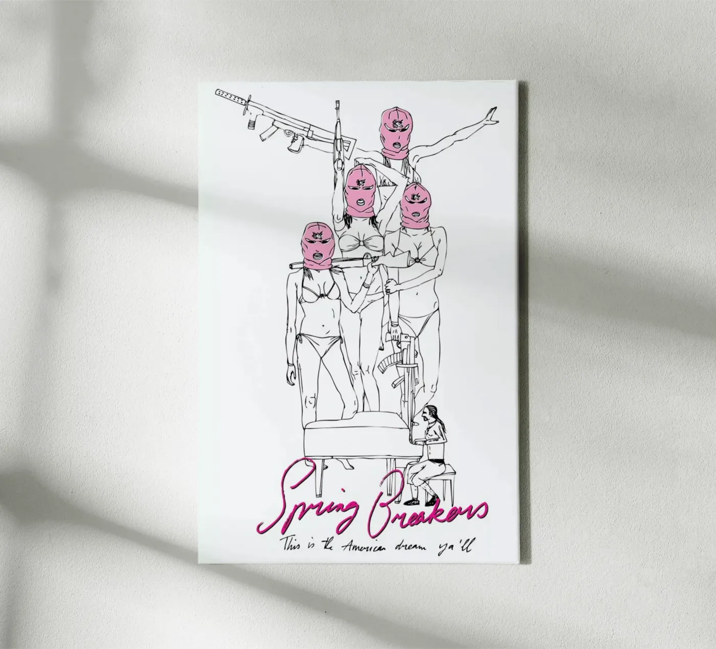 Spring Breakers canvas van Mary and the Locks