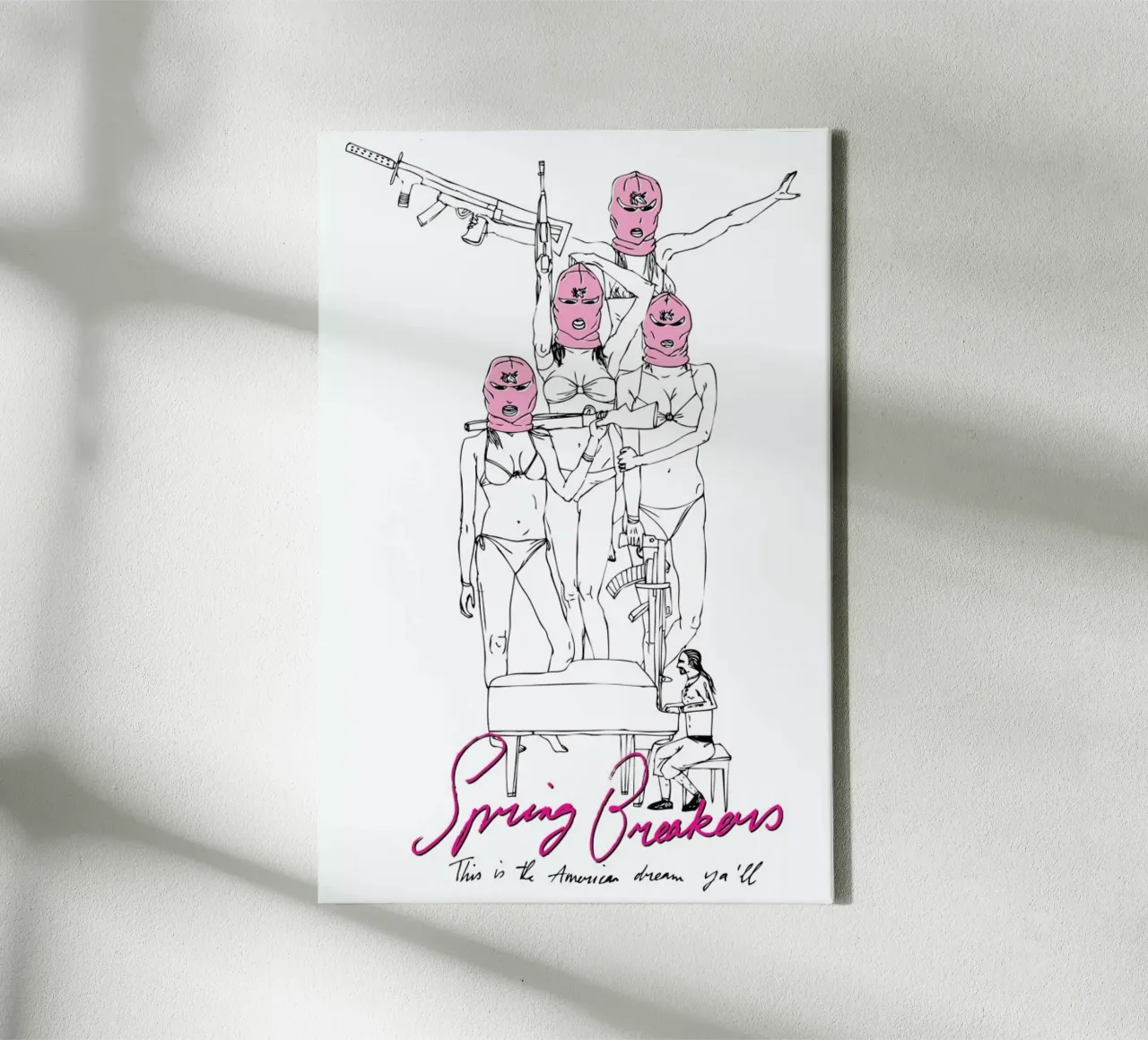 Spring Breakers canvas by Mary and the Locks