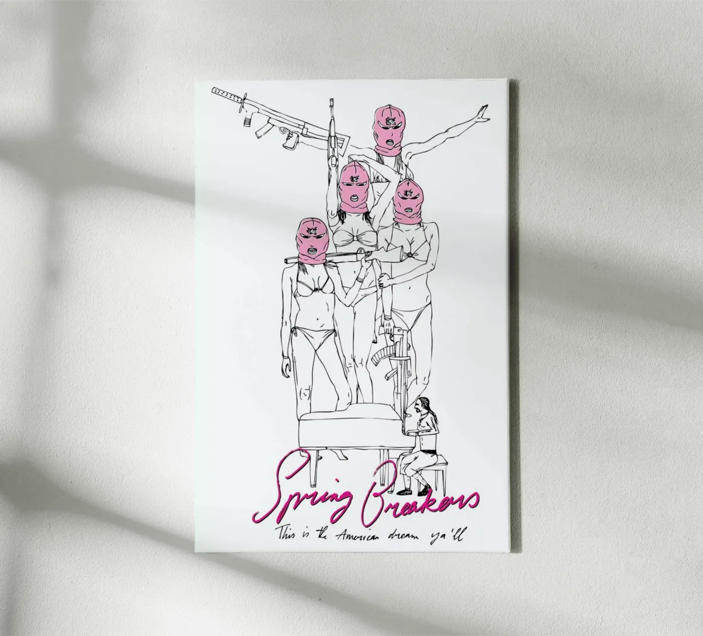 Spring Breakers canvas van Mary and the Locks