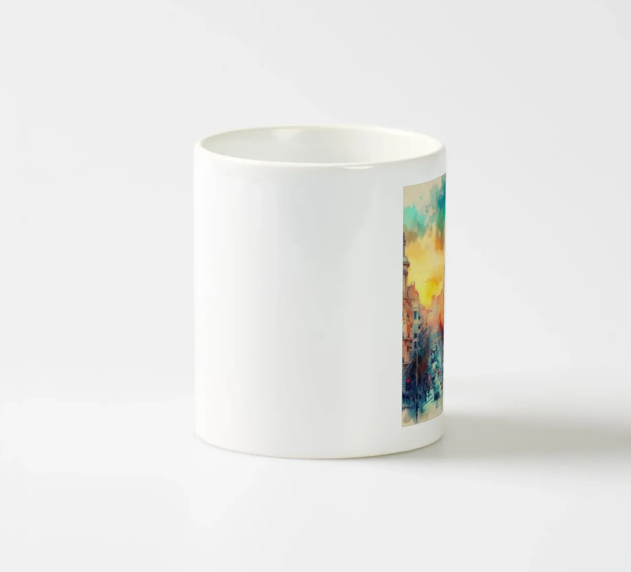 Madrid ad acquerello tazza in ceramica da 🎁 ARTVI-SHOP