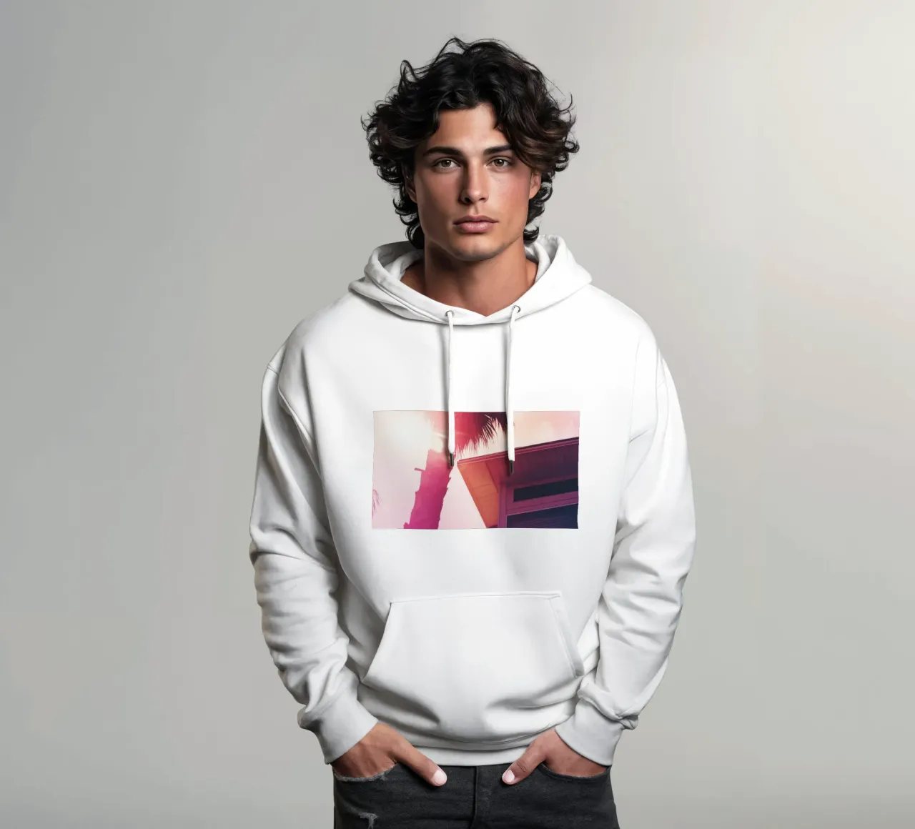 35 felpa con cappuccio da Pink California | Affiches & Posters
