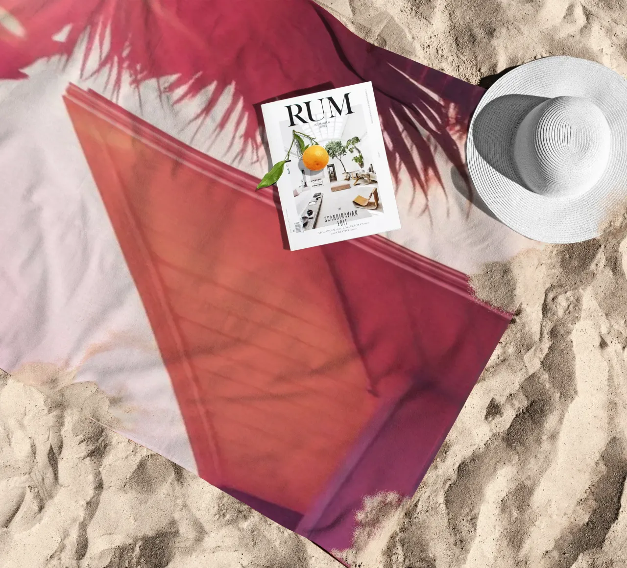 35 telo mare da Pink California | Affiches & Posters