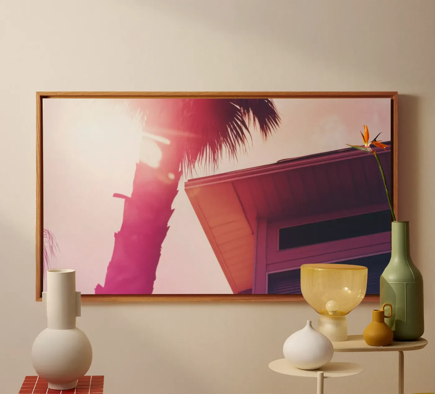 35 canvas van Pink California | Affiches & Posters