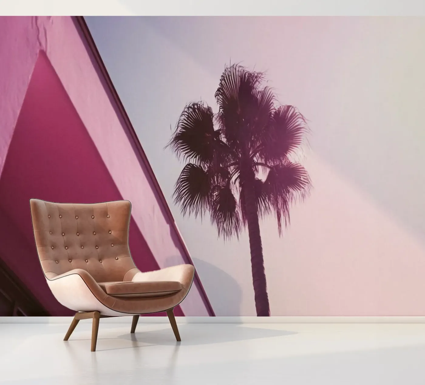 34 fotobehang van Pink California | Affiches & Posters
