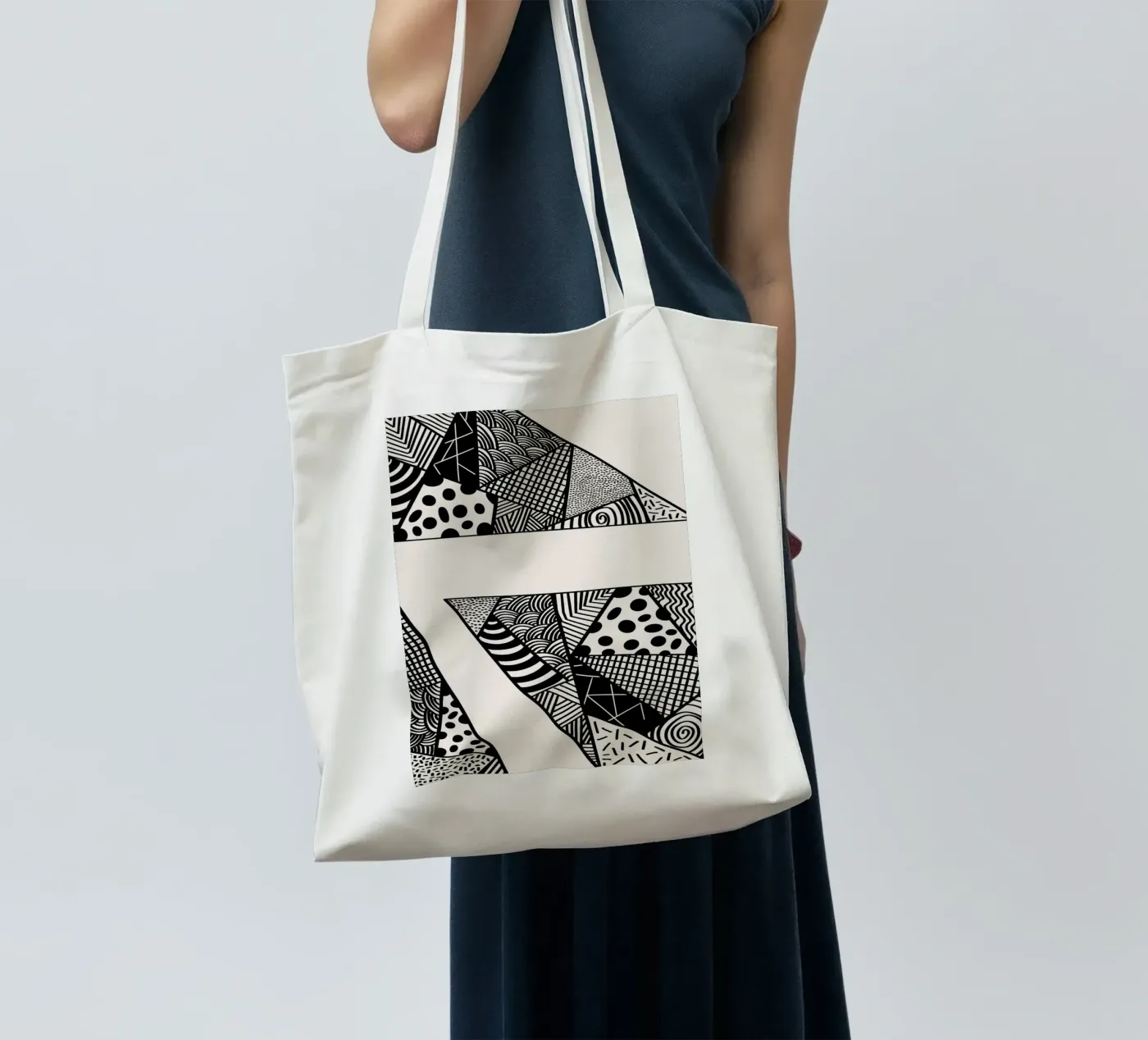 Assembled Patterns tote bag by Marosie
