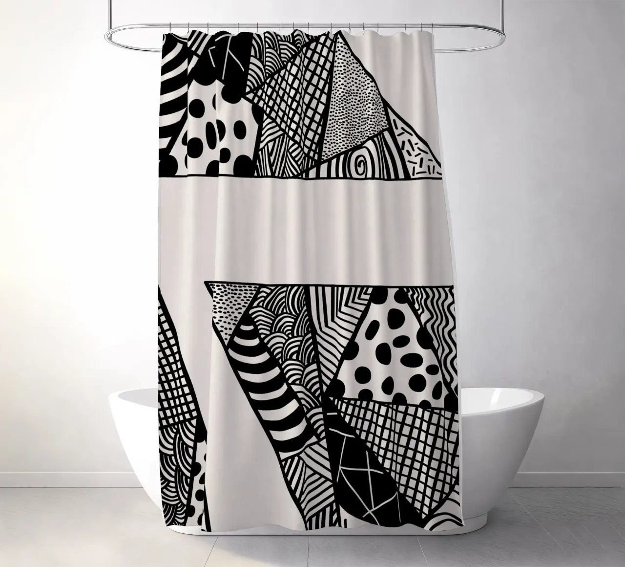 Modèles assemblés rideau de douche de Marosie