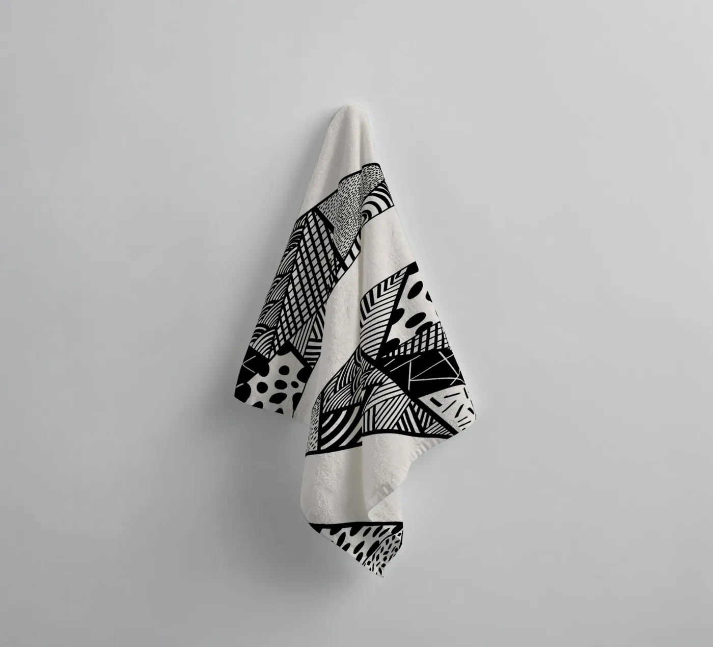 Assembled Patterns towel by Marosie