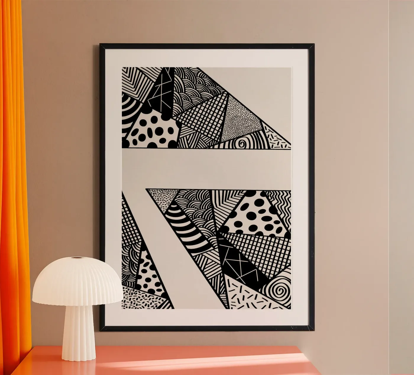 Assembled Patterns Poster von Marosie