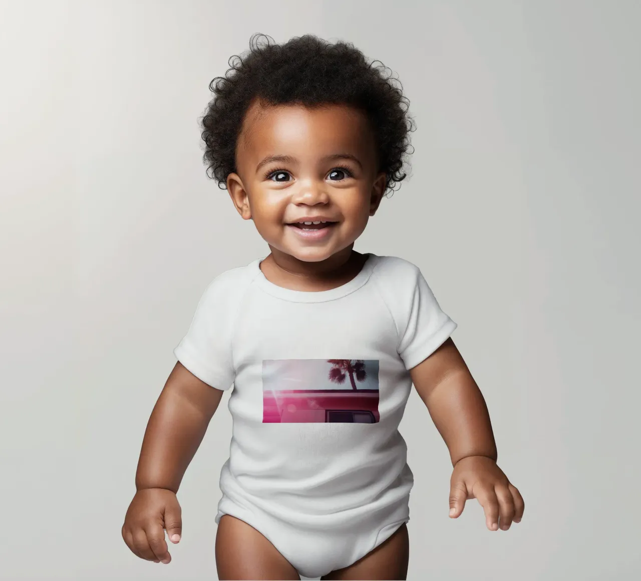 36 body neonato maniche corte da Pink California | Affiches & Posters